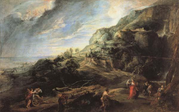 Peter Paul Rubens Ulysses on the Island of the Phaeacians Sweden oil painting art